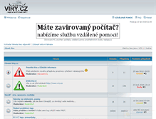 Tablet Screenshot of forum.viry.cz